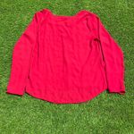 Candie's  button front women’s cute preppy red top (L) Photo 6