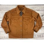 Levi's NWT  Big E Premium Women's Varsity Wool Trucker Glazed Ginger Jacket Sz‎ S Photo 2