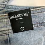 BLANK NYC NWT Wake Up Call Stretchy Denim Mini Dress Cut Out Light Wash sz Large Photo 12