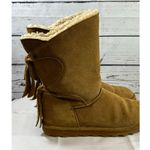 BEARPAW Women's Tan Suede Winter Boots US 11 Photo 3