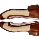 Salvatore Ferragamo Women's Flats Brown Beige Size 8 AAAA Narrow Slip On Casual Photo 3