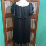 Kelly Renee Elegant Black Dress with Ruffle Sleeves Size M Photo 5