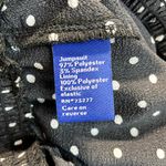 Apt. 9  Jumpsuit Womens Large Black White Polka Dot Cropped Wide Leg Sleeveless‎ Photo 8