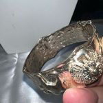 Silver Plated Vintage Hamsa and Camel Ethnic Cuff Bracelet Photo 10