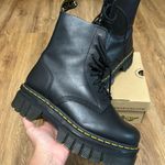 Dr. Martens Audrick 8 eye black leather platform lace up boots booties shoes new Photo 0