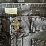 Pilcro  Anthropologie The Wanderer Mid Rise Relaxed Leg Gray Wash Jeans Size 2/26 Photo 2