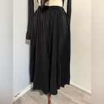 Denim & Supply Ralph Lauren Black Rare Bohemian Maxi Retro Ruffled Skirt Sz S Photo 3