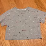 Champion Women's Logo-Print Cropped T-Shirt, MULTI SCATTE - Size L Photo 3