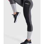 Gymshark Illusion Leggings high-rise black and gray Size Medium Photo 1
