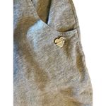 Juicy Couture 3/4 Sleeve Gray Full Zip Sweatshirt dress size L Photo 5