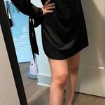 Revolve c/meo satin shoulder tie long sleeves dress Photo 3