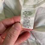 Ember Boho Sleeveless Swiss Dots Blouse Large Crochet Lace Collar Henley Shirt L White Photo 8