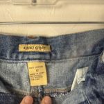 Khaki Sport Denim Jean Skirt Y2k Size 12 Midi Blue Wash Western Cottage Photo 3