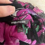 Maurice's Maurice’s black shear floral tank top Photo 1