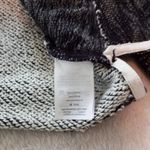 J. Crew Cowl Neck Black Grey & White Marled Drawstring Sweater NWT Size undefined Photo 7