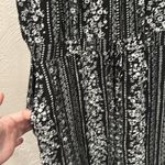 Kingston Grey Floral Print Black/Ivory Jogger Style Jumpsuit NWT Size Large White Photo 1