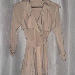Elegant Light Beige Trench Cardigan Jacket Size XS Photo 0