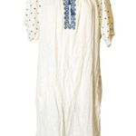 Suno embroidered peasant dress Blue Size 4 Photo 0