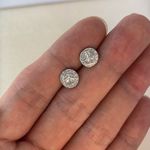 8mm Star Stud Earrings for Men Women Streetwear Punk Hip Hop Unisex Earrings Silver Photo 5