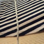 cupio  Navy and White Striped Swim Coverup Photo 4