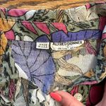 Vintage Alfred Dunner Made in USA Safari Print Top Pink Photo 3