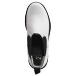 Marc Fisher Patrick Chelsea Lugsole Boots, White Size 8.5 New in Box Retail $199 Photo 4