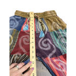 Rising‎ International Women Small Patchwork Pants Casual Peace Ohm Bottoms X2 Photo 4