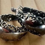 Sterling Silver Filigree Hoop Earrings Photo 4
