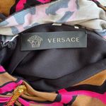 Versace  PF19 One Shoulder Mixed Animal Print Mini Dress IT 40 (US Size 4) Photo 11