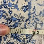 H&M  Paisley and flower print dress blue and white sz 4  Photo 9