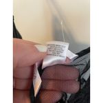 Victoria's Secret  Floral Lace Trim Slip Dress Black Pink Mini Lingerie VTG‎ Photo 5