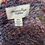 American Eagle  Purple Crochet Sweater‎ Medium Photo 3