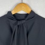 Eloquii NWT  Plus-Size Black Keyhole Dress With Scarf Photo 4