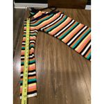 Revolve Monse Striped One Sleeve Halter wool Ribbed Knit Midi Dress Rainbow M Yellow Size M Photo 9