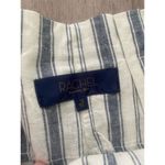 NWT Rachel Roy Navy Striped Linen‎ Tie Waist Wide Leg Pant Size 10 Photo 2