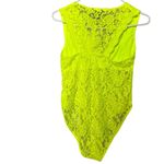 Rue 21  Women's Citron Lace Bodysuit Sz L Photo 10