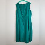 Tahari : Elegant Teal Sleeveless Rhinestone Dress – Perfect for Any Occasion Photo 4