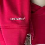 Under Armour Hot Pink Camo Hoodie Waterproof Storm Caliber Sweatshirt ~ XS Photo 3