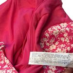 ZARA  Size M Floral Corset Bodysuit‎ Hot Pink Microfloral Coquette Feminine NWT Photo 6