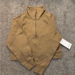 Lululemon Scuba Oversized Funnel-Neck Half Zip - Filbert Tan Photo 2