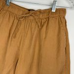 Tahari Womens 100% Linen Bermuda Shorts Sz Small Tan Relaxed Lagenlook Photo 2