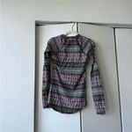 Next Multicolor Patterned Long Sleeve Coverup Pink Photo 1