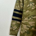 Francesca's Francesca’s Camo Long Sleeve Dress with Striped Sleeves Photo 2