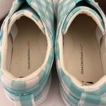 Isaac Mizrahi Live! Turquoise Checker Sneakers Photo 2