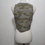 American Eagle Green Camo High Neck Cropped Tank Top Size XL Photo 3