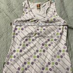 Merrell  Green Purple Built In Bra Active Tank Top Medium Photo 2