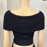 White House | Black Market Off-the-Shoulder Ribbed Sweater Sz S Photo 5