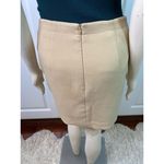 H&M | Camel Woven Mini Skirt with Gold Chain Photo 7