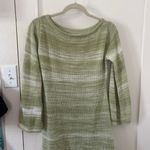 Green Knit Longsleeve Dress Photo 2