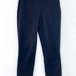 Everlane Women's Cotton Black Flat Front Slim Crop Stretch Pants size 0 FLAWED Photo 0